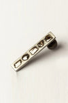 Parts of Four tablet earrings 0.6 CT, 6 rhombus plates, 34mm 1135-2-DA+DIA PPOF5